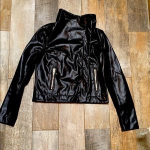 Faux Leather Jacket
